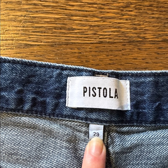 Pistola Women's Classic Blue Straight Leg Jeans - Picture 3 of 6